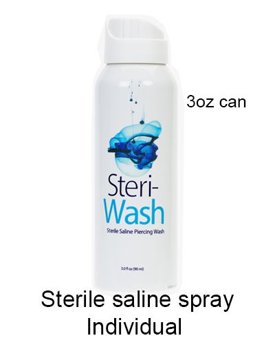 STW1500 Steri-Wash® 3oz Piercing Spray – Individual Can